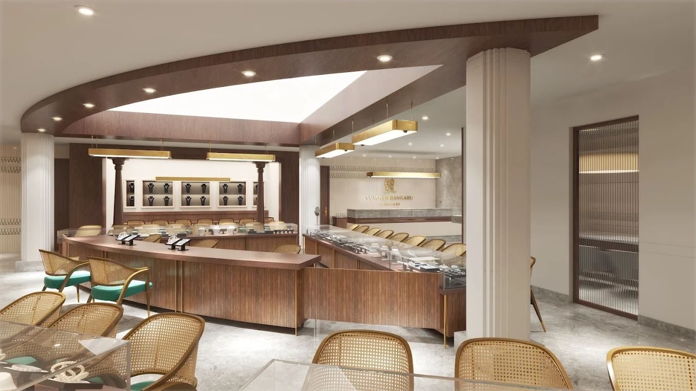 VBJ Jewellery — ICEIL Stretch Ceiling Chennai